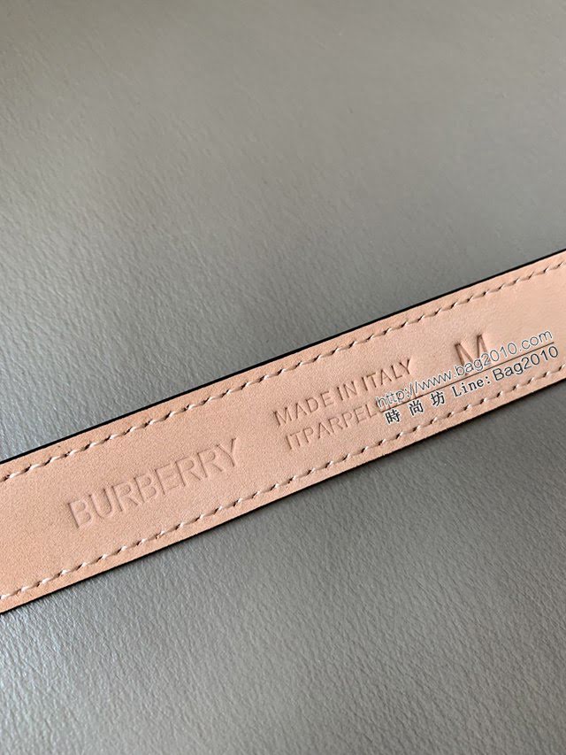 BURBERRY女士皮帶 巴寶莉磨砂牛皮高端休閒腰帶  jjp1058